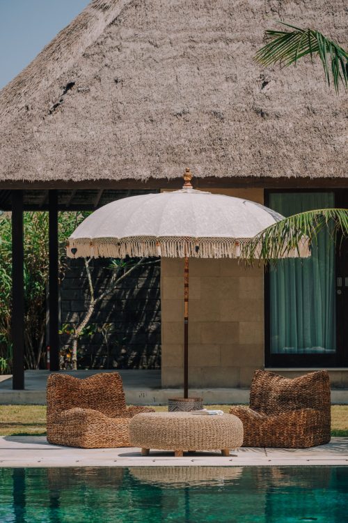 Bali parasol - Linnen crème- 250cm