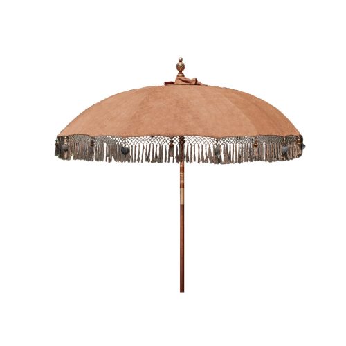 Bali parasol - Linnen mokka - 250cm