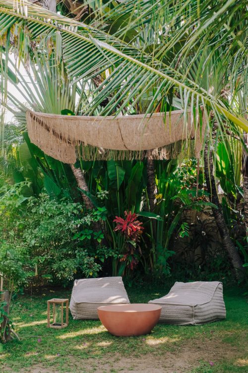 Jute fringe shade cloth 3x4m